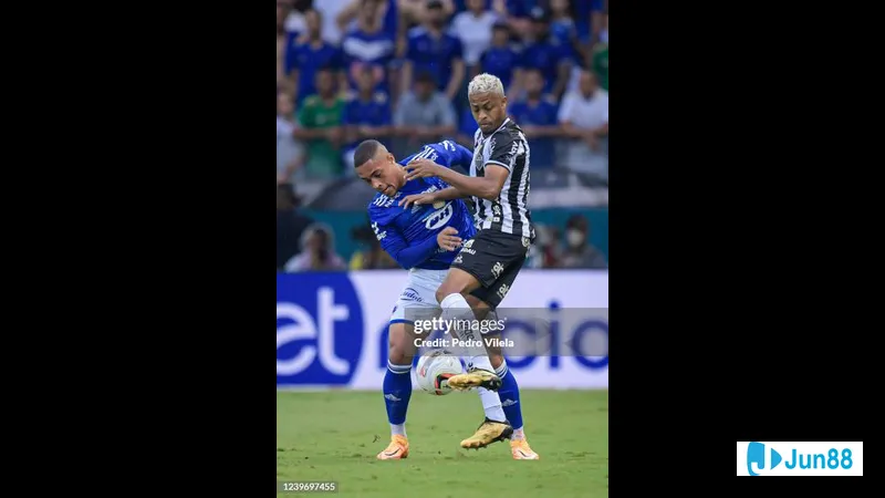 Cruzeiro vs Atletico football match action photo Cruzeiro vs Atletico football match action photo